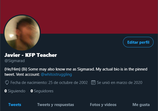 Javier_Mujo's tweet photo. Welp, my account was suspended and i dont trust twitter support in the slightest, so RT for mutuals i guess https://t.co/k2GuIZYTwn