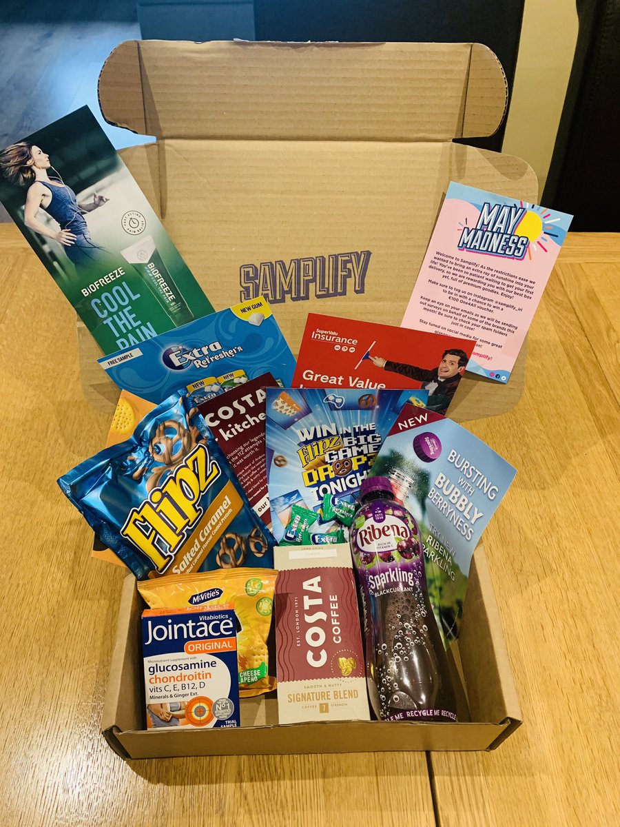May Madness with <a href="/SamplifyI/">Samplify_irl</a> Thank you for the goodies, can’t wait to try 😎