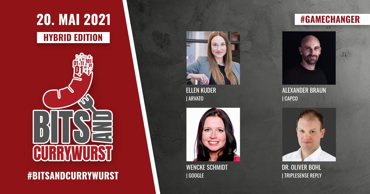 zurueckzukunft's tweet image. Gleich gehts los: Die &quot;Bits &amp;amp; Currywurst&quot; startet um 14:30 Uhr, @almarrone ist zum Thema &quot;How #FinTech is changing ecommerce&quot; mit dabei! Alle Infos und (kostenfreie) Streaming-Tickets gibt es hier: buff.ly/2RnVqk4

#diwodo #DataDrivenCommerce #SmartShopping #SaschaLobo