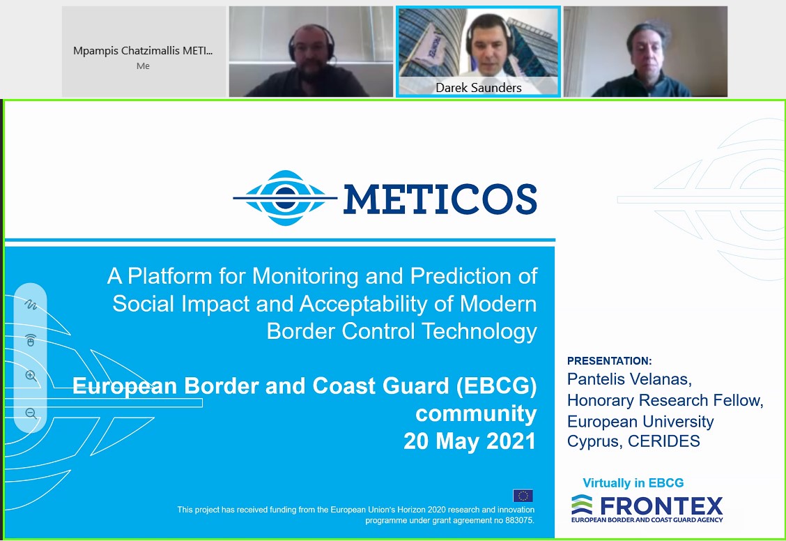 METICOS EU (@meticoseu) on Twitter photo ⓂETICOS News alert!
Our project Coordinator #Pantelis_Velanas from <a href="/CoE_CERIDES/">CERIDES</a> is presenting <a href="/MeticosEU/">METICOS EU</a> in the two-day workshop hosted by <a href="/Frontex/">Frontex</a> for the European Border and Coast Guard (EBCG) community.
<a href="/EU_Commission/">European Commission</a> <a href="/CORDIS_EU/">EU Research Results</a>
#H2020BESCluster #meticos #frontex #Borders ⓂETICOS News alert!
Our project Coordinator #Pantelis_Velanas from <a href="/CoE_CERIDES/">CERIDES</a> is presenting <a href="/MeticosEU/">METICOS EU</a> in the two-day workshop hosted by <a href="/Frontex/">Frontex</a> for the European Border and Coast Guard (EBCG) community.
<a href="/EU_Commission/">European Commission</a> <a href="/CORDIS_EU/">EU Research Results</a>
#H2020BESCluster #meticos #frontex #Borders