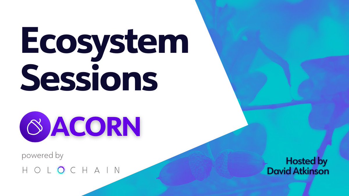 Holochain's tweet image. #HolochainEcosystemSessions

Sprillow working with Harris-Braun Enterprises produced Acorn, a software application for creating the future by visualizing it.

✅ Watch Now:
youtu.be/IKvw4ChwFrI

#PoweredbyHolochain #DistributedApps #Holochain