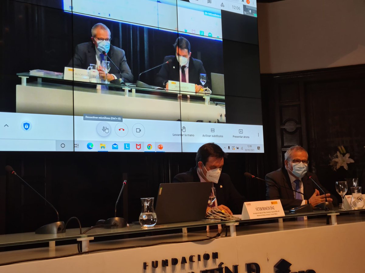 Interviene Victor Francos "La modernización de las administraciones públicas como palanca del cambio económico y social" dentro del Curso "Fondos europeos para la transformación de España" @uimpsevilla 
<a href="/IEF_ES/">IEF España</a> #InstitutoDeEstudiosFiscales
