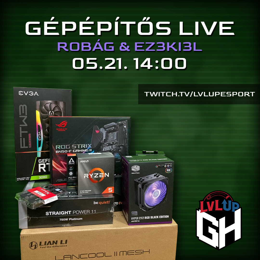 GamingHouseHU's tweet photo. 🔥 Az első gépépítős live a GH-ból! 🔥

Nézzétek, ahogy @LvLUpRobag és @ezkll felépítenek egy nagyon brutál gépet, egészen az alapoktól! 😎

📅 05.21. 12:00
🏠 https://t.co/f5LwWHxo2y

#lvlupgh #lvlupesport https://t.co/Rf2402QatP