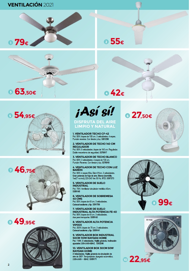 Big_Mat_Rod_Olm's tweet photo. ¡El calor ha llegado! ¡Y con él, nuestro nuevo catálogo de #Ventilación! 🌬️🥵

El frescor de la brisa marina, ahora en tu casa con BigMat Rodriguez Olmos 🏠

Descubre nuestra amplia gama de ventiladores y aires acondicionados: https://t.co/f156rS7R39

#BigMat #RodriguezOlmos https://t.co/ansxQjb5Ka