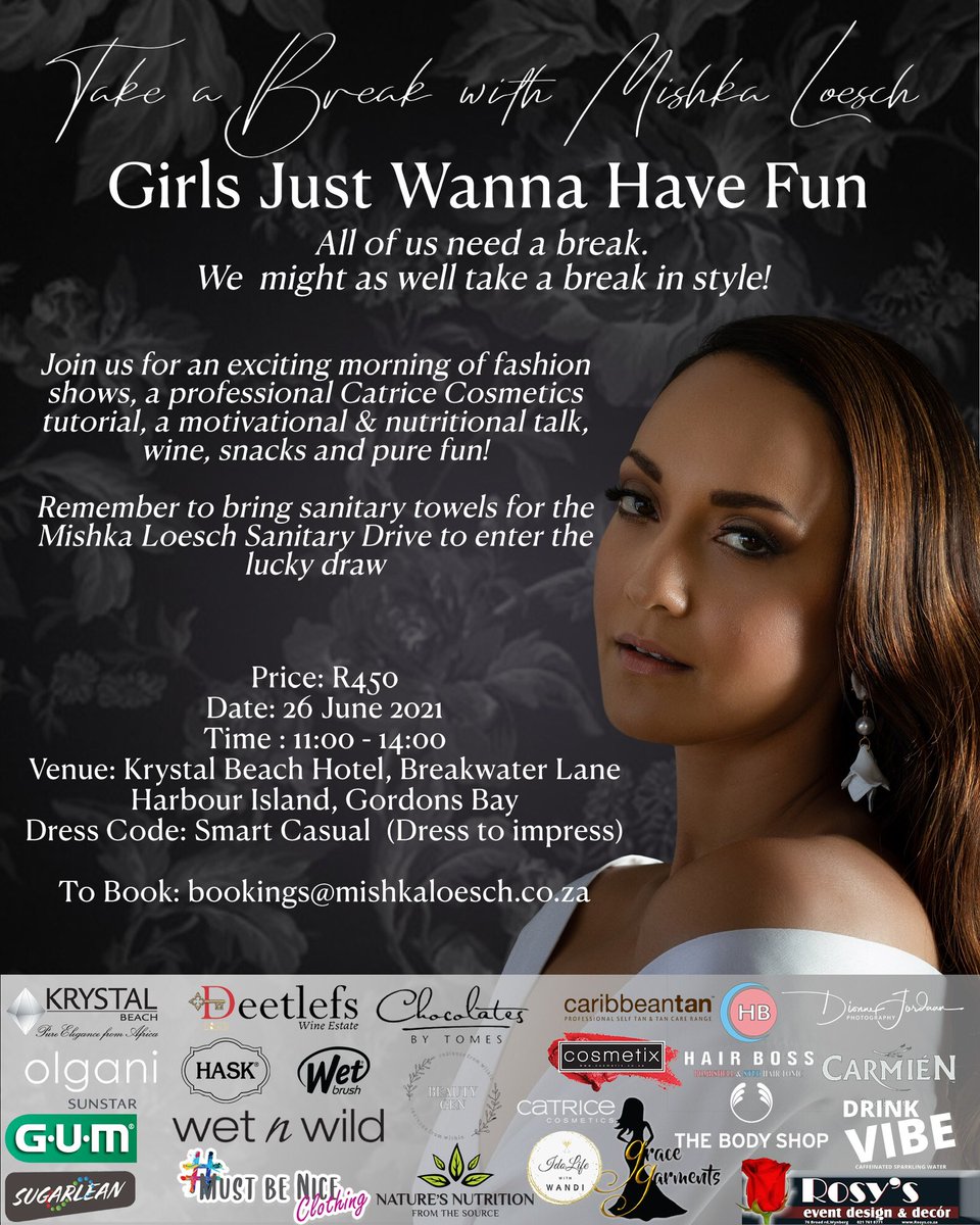 It’s here the 3rd #TakeABreakWithMishkaLoesch 😁Tickets now available