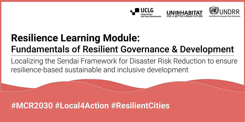 UCLGLearning's tweet photo. 🔴COVID19 pandemic has made clear crucial role of cities to ensure global community is better prepared to face future threats - Dr. @ChungongStella @WHO #UCLGmeets

🟢Governance is at center of #MakingCitiesResilient as highlighted in @uclg_org @UNDRR @UNHABITAT learning modules https://t.co/kBPaM6MbE5