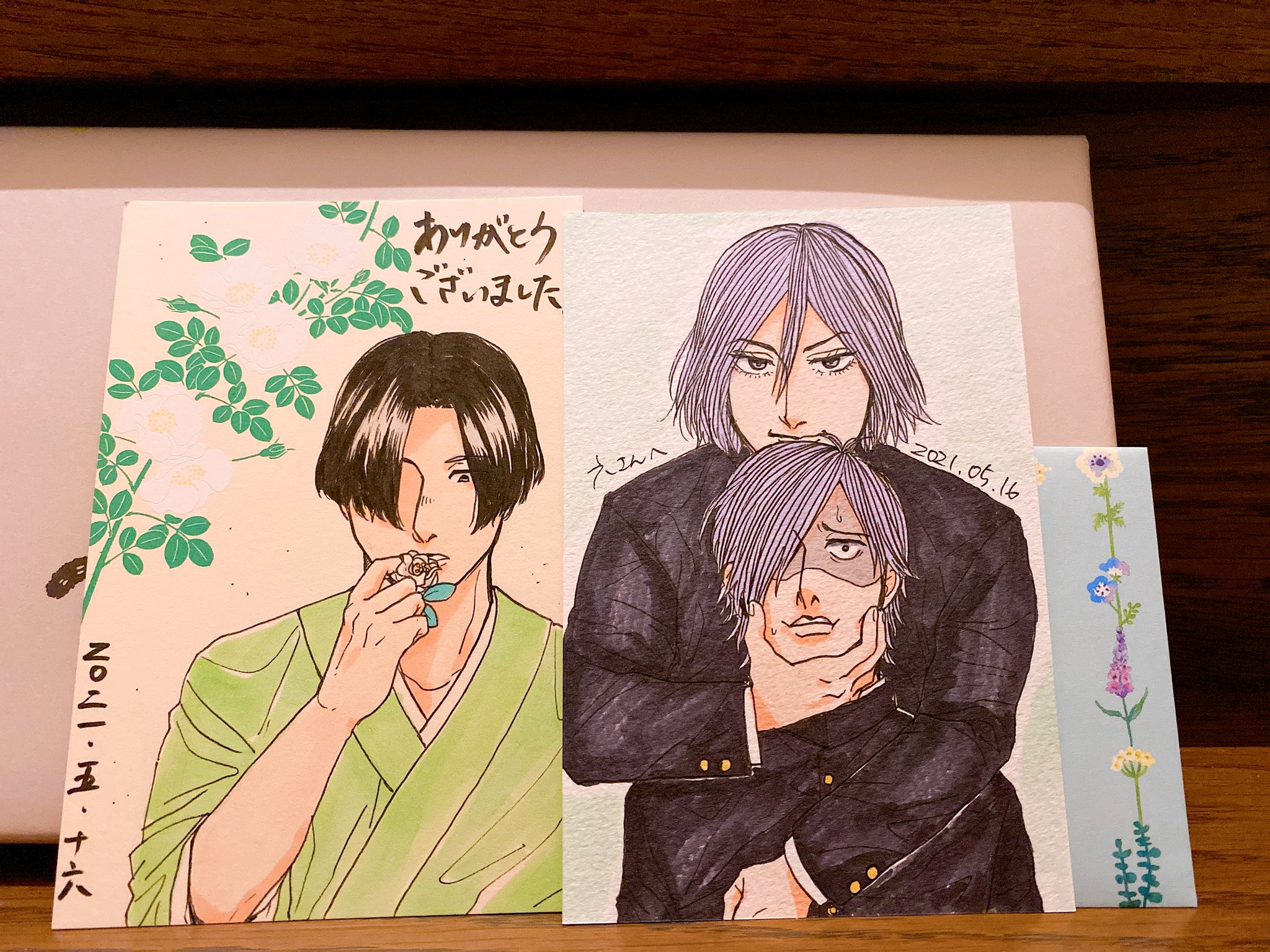 六和 ご無沙汰しております 先日まといさんへ御禮を贈ったら御返しにて全治数年の大怪我を負いました 数ヶ月創作スランプで沈んでいた心が一気に回復したのでまといさん医者説 T Co Vq6c0nstzk Twitter