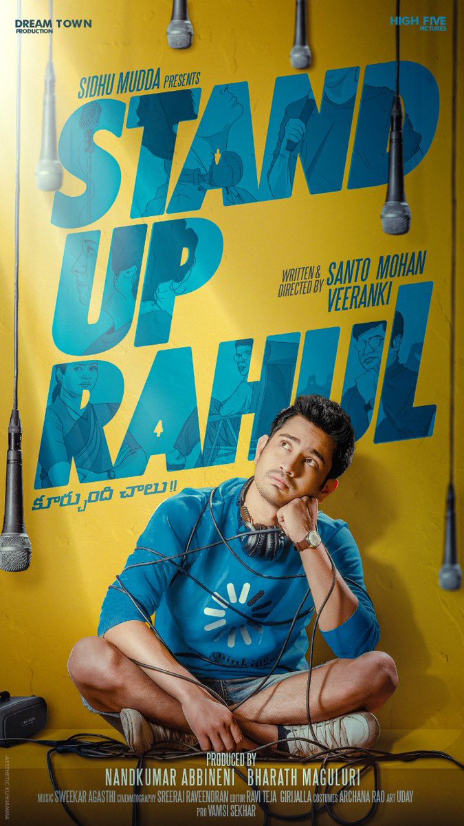 Design for the Telugu film   Stand up rahul.  #standupcomedy #TeluguCinema