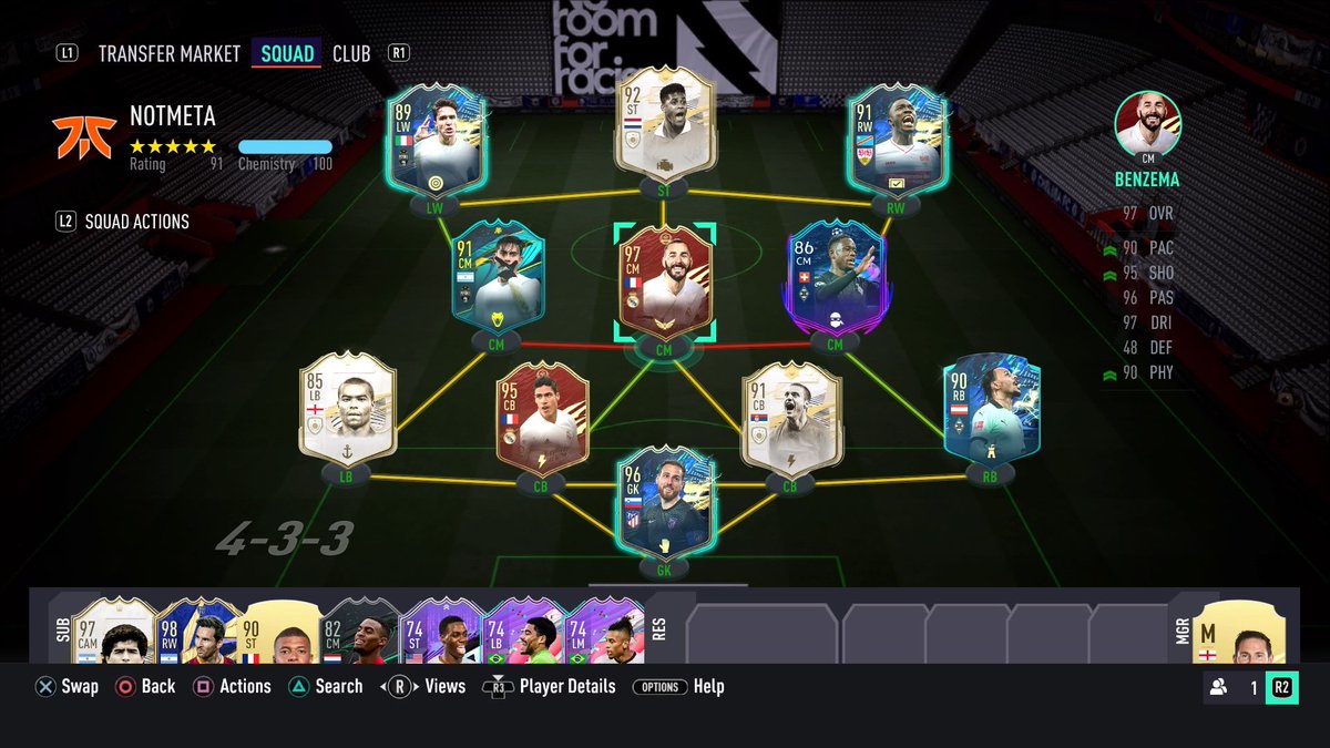 AmplectG's tweet photo. @DannyAaronsFUT 3 perfect links  🦾(we are not gonna talk about varane) https://t.co/tNHIQUHdDT