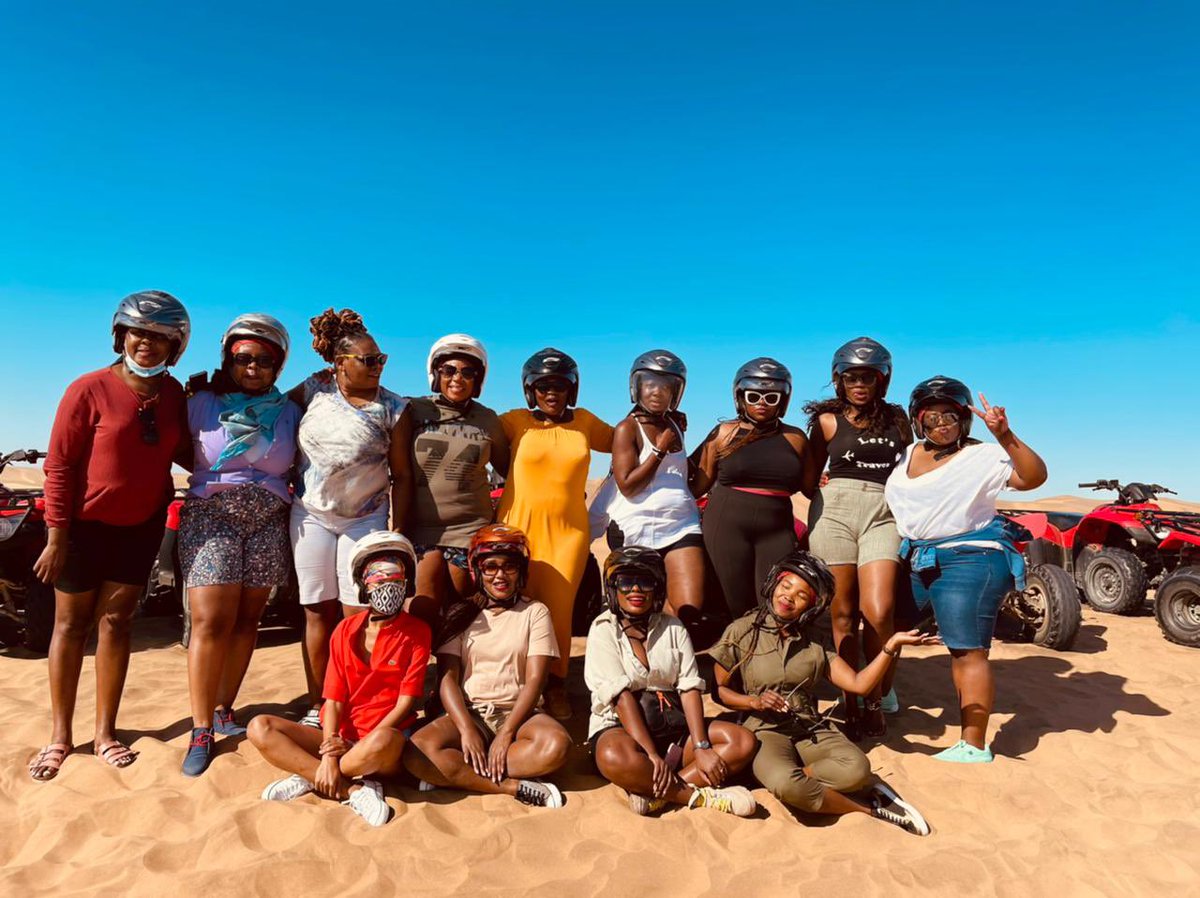 rhulani1baloyi's tweet photo. Thank you for a great Namibian experience @i2Travels1, you are an epitome of black women excellence. I will travel with you anytime. #TouringNamibia https://t.co/o8sW4iylr1