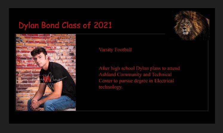 BoydSeniors's tweet photo. Boyd County Class of 2021 Senior Shout Out 🐾♥️🦁 https://t.co/hij3e1cgRe