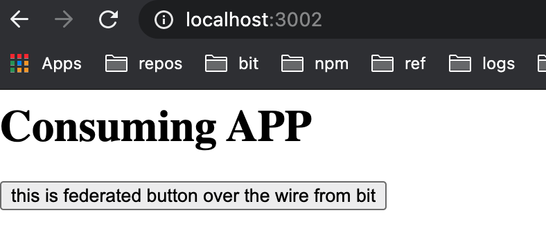 ShohamGilad's tweet image. The first milestone for @bitdev_ and #moduleFederation. Consuming a federated bit button component over the wire.
Pair programming with @ScriptedAlchemy makes @bitdev_ and MF good friends :)