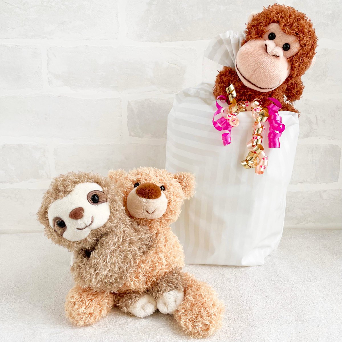 Uzivatel Plaza 公式 Na Twitteru 両手でハグをするようにクリップできるキュートなぬいぐるみ カーテンホルダーなどインテリアとしてもおすすめです ナマケモノ モンキー ベアの3種類 Emma エマ ロールペット T Co Pulpordap3