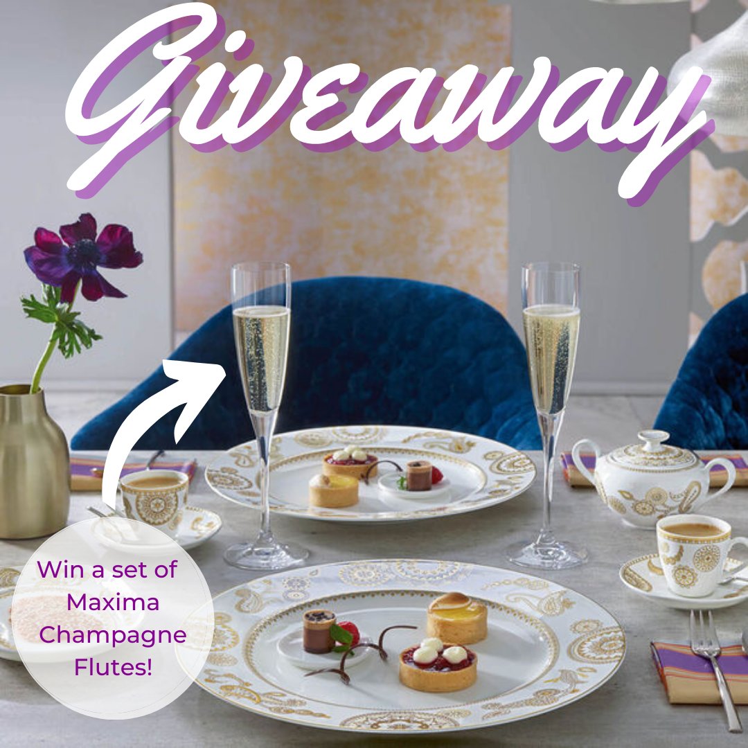 allianceonline's tweet photo. Let's give a toast to our wonderful @VilleroyandBoch May giveaway! 🍷🎊

We have a set of 4 Maxima Crystal Champagne flutes to giveaway, perfect for a glass of champers.

Like &amp; Retweet by 31/05/21 to enter

T&amp;Cs apply: https://t.co/INH8MN27Vy

#Free #Giveaway #Win #Competition https://t.co/5Oegmc7i79
