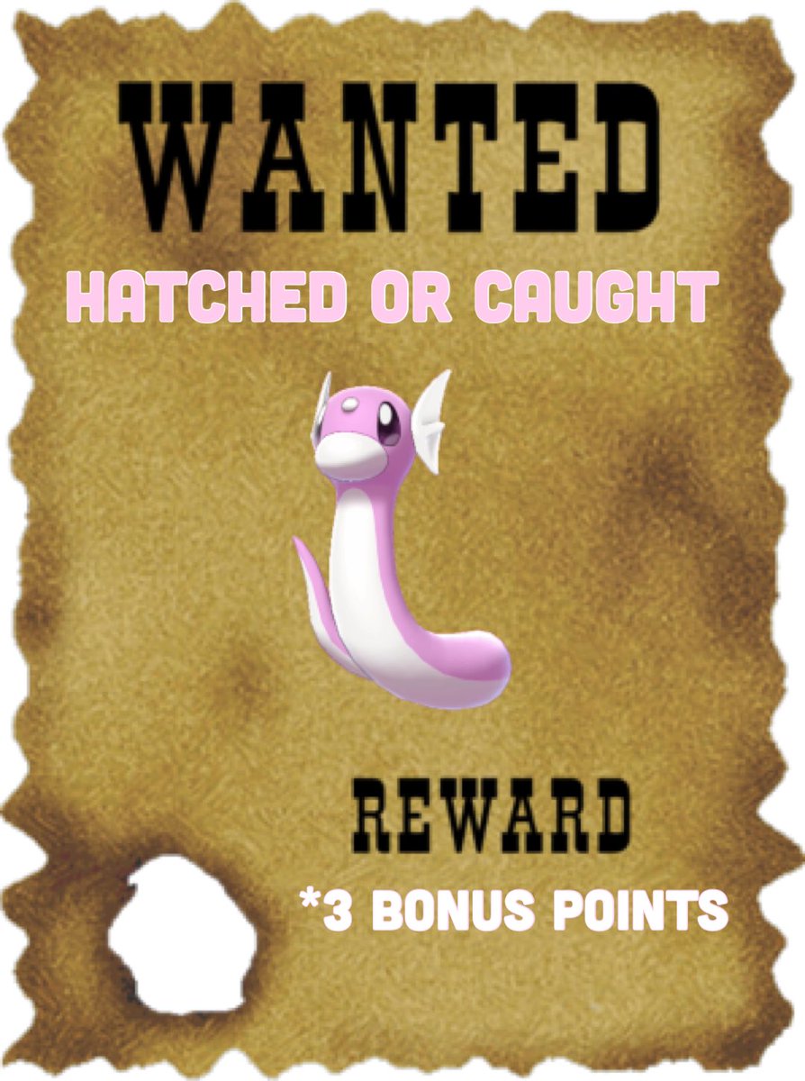 AceShinyHunters's tweet photo. 🚨🚨 Going to increase the Bounty’s for today as well! Catch or Hatch one or all of these for Bonus Points added to your score!🚨🚨 #ShinyDragons🐲✨ #BountyHunts https://t.co/imUPRm6ivp