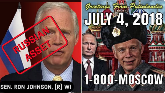 JoyceAldridge13's tweet photo. @SenRonJohnson Ron Johnson it is incredibly obvious you are a #GOPSeditiousTraitors You do NOT stand for America! You need to resign ASAP and go back to Russia, the country you are so loyal to! #RepublicansAreATerroristOrganization https://t.co/OBj5MsBx2H