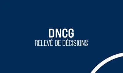 A l'occasion de sa réunion du 18 mai, la Direction Nationale du Contrôle de Gestion (DNCG) a accepté en l'état notre budget 2021/2022.