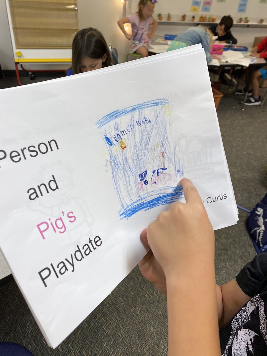 MrsQuinteroOUES's tweet photo. A huge THANK YOU to @KGoodmanCHS class for bringing our character illustrations to life! We loved getting to be illustrators for your authors! 🤩 https://t.co/DF2PshsbfY