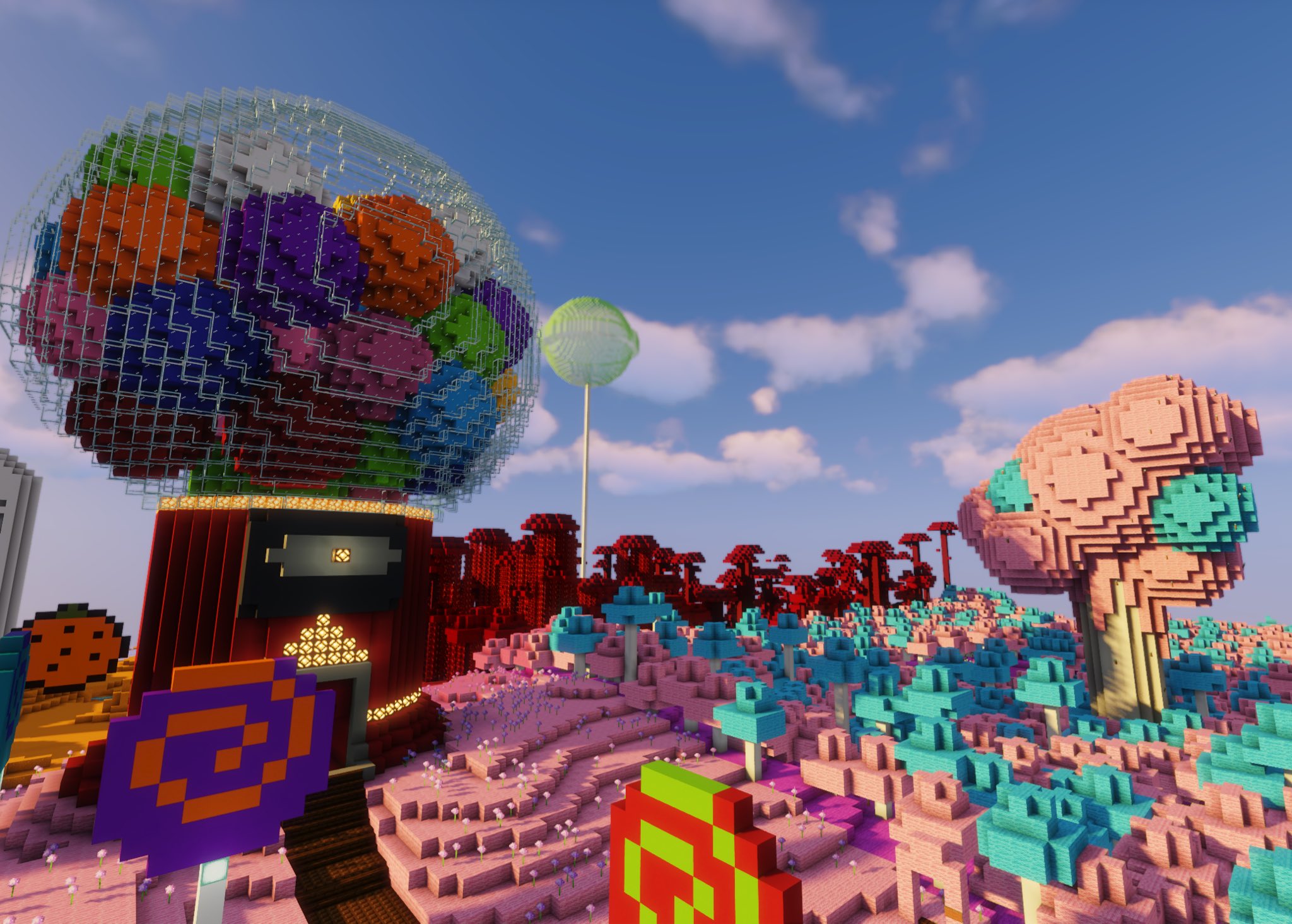 Декс ленд майнкрафт. Карта bixland майнкрафт. Grapes Minecraft build. Candyland. Карты ФНАФ для МАЙНКРАФТА 1.12.1.