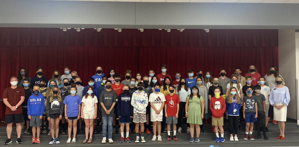 MsNelsonAP's tweet photo. Dr. Preston came to talk with our 6th graders today! She said a word she would use to describe them was resilient because of all the challenges they’ve overcome this year! We could not agree more! So proud! #ourPESadventure https://t.co/wozVcXOt84