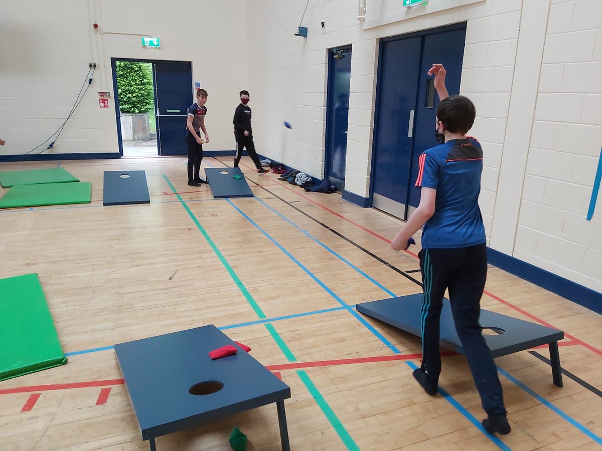 RdyStdyThrow's tweet photo. Great to be back in @stjosephsborris to help with their activity day today. Fantastic to see the exciting facilities under construction in the school. https://t.co/NrMp0hcmsM
