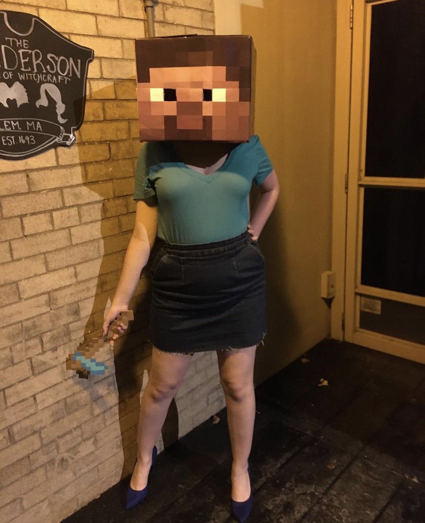 sexy minecraft costume