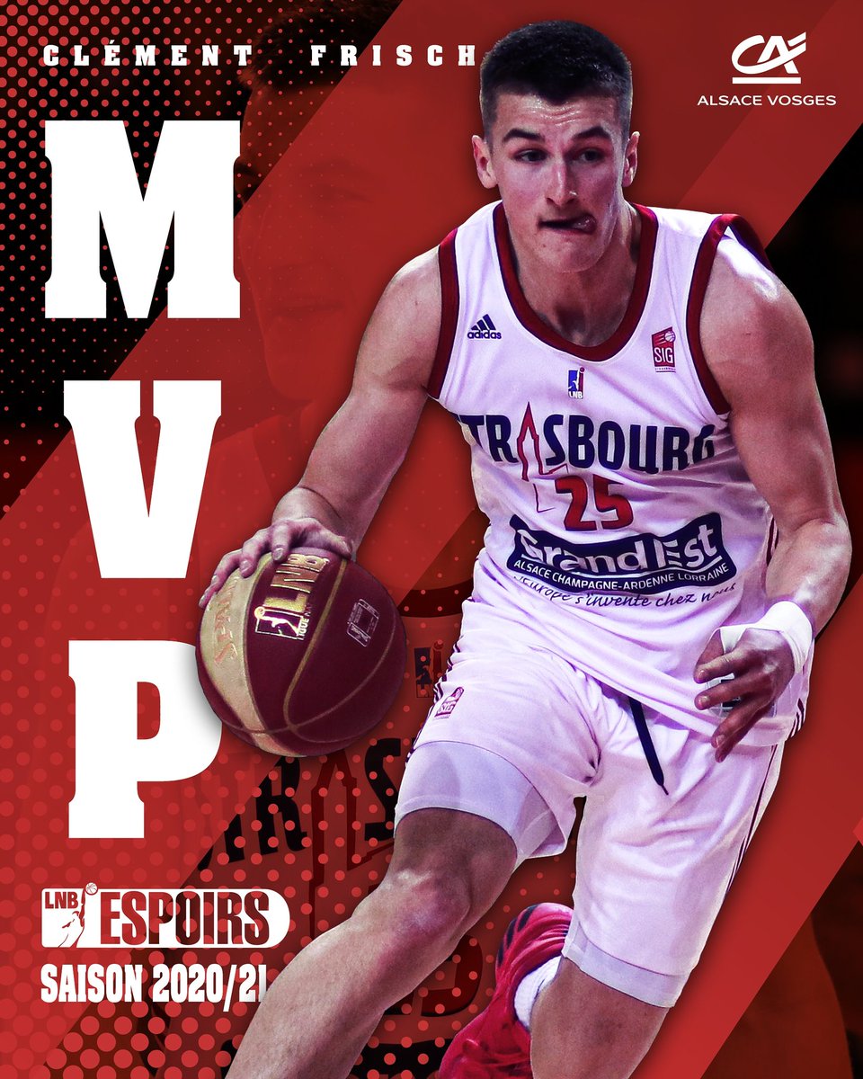 sigstrasbourg's tweet photo. 🔥🏆 Clément Frisch, MVP DE LA SAISON ESPOIRS  👏 https://t.co/hJyJTrpxZm