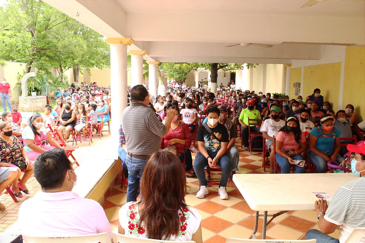LupitaTorresAra's tweet photo. #Pomuch ya decidió que la mejor opción para la Junta Municipal y para el municipio de #Hecelchakán son nuestros candidatos de la Coalición #VaXCampeche 🔴🔵🟡. Estamos seguros que este 6 de junio vamos a #DefenderCampeche con el voto de las familias campechanas. https://t.co/4hiRQNGES8
