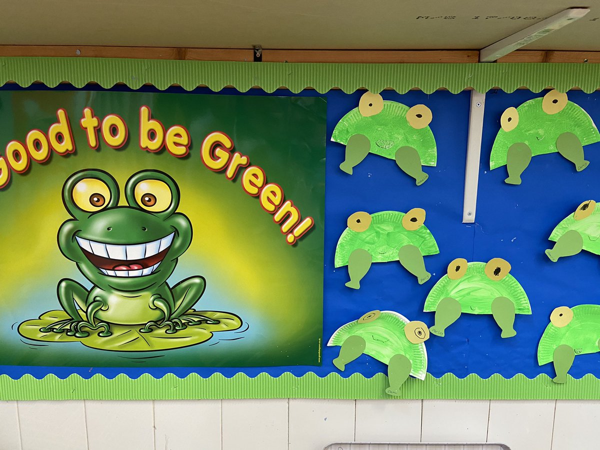 Take a look at the frogs that Y1 have made for their display 🙌🏻

Hopefully the children in their class have stayed in the green this week 🟢

#goodbehaviour #raffle #achievement