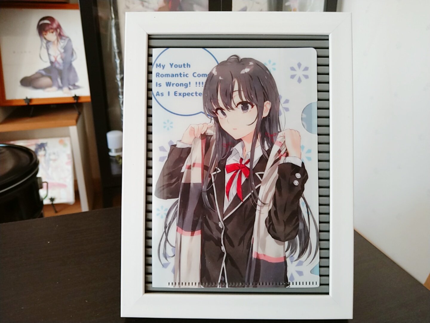 ましろ アニメ系youtuber グッズの飾り方 Seriaのレターボードで俺ガイルのミニクリアファイルを飾りました また Flet Sという100均のフレームでa5サイズのイラストシートも飾っています 詳細はぜひ動画をご覧ください アニメ好きと繋がり