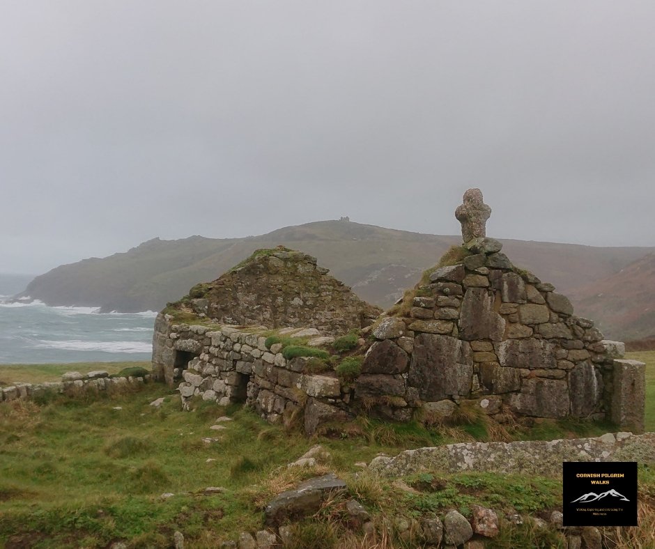 CPWalks's tweet photo. St Helen's Oratory, Cape Cornwall. #cornishpilgrimwalks #capecornwall #sthelensoratory #exploringcornwall #southwestcoastpath #wetwindyday #smallchapel #kernowfornia #cornishheritage #roughsea #blowingahoolie #ruins #penwith https://t.co/elGtDd21kG