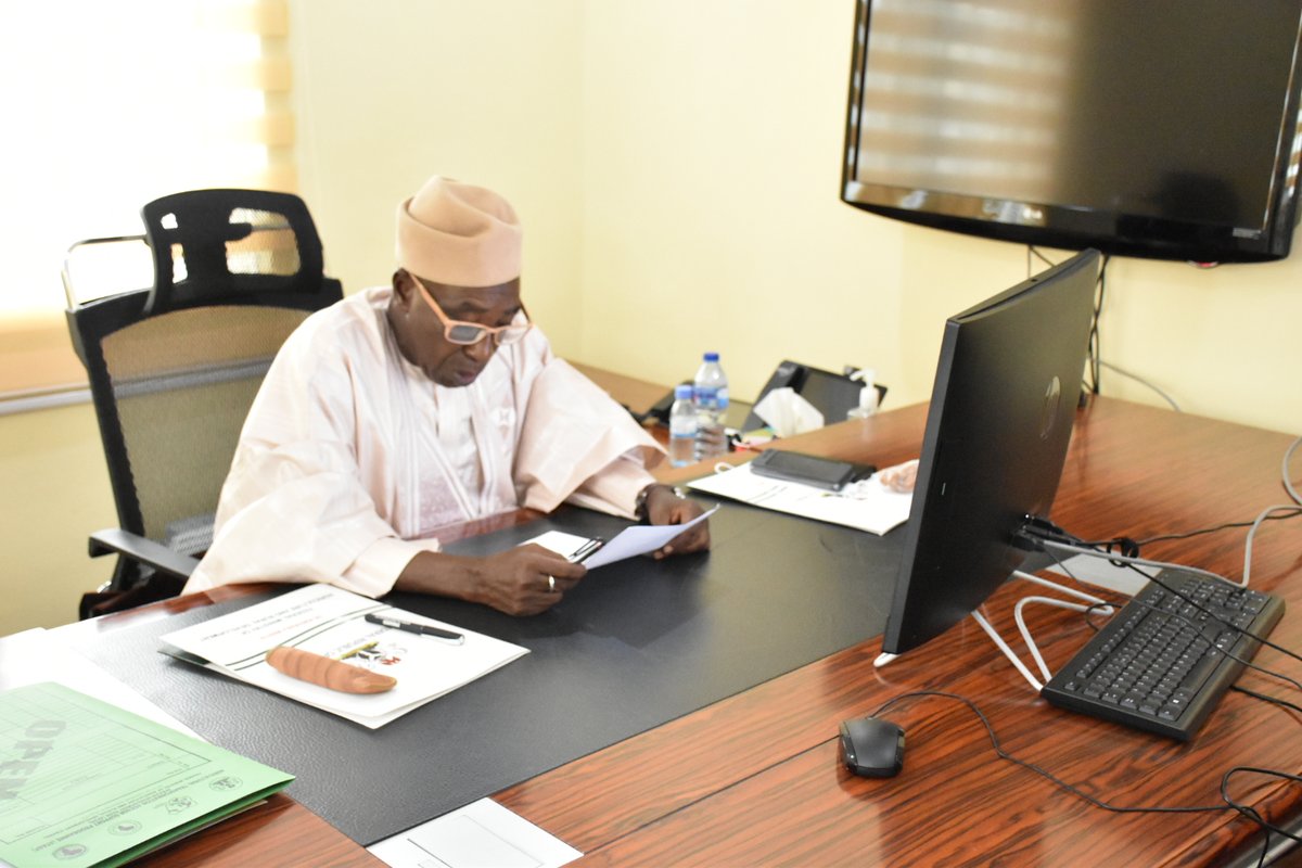 FmardNg's tweet photo. IN ABUJA: Agric Minister, Alh. @NanonoSabo virtually declared open the 2019 Enabling the Business of Agriculture (EBA) Report Dissemination Event.

Details Here>>> https://t.co/3Yty5jDEMB

@WorldBank @WBG_Nigeria @AGRAAlliance https://t.co/ZAi01IMw5o