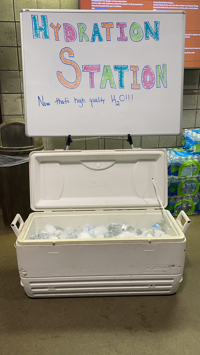 Today and tomorrow are going to be the hottest days in Michigan so far this year!  What are we doing around the state to keep our workers hydrated and safe?  Respond back with your setups for today!