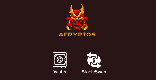 IRON stablecoin is now live at <a href="/acryptosx/">Axe of ACryptoS</a> StableSwap!

👉 app.acryptos.com/stableswap/iro… 👈

Swap against other stablecoins at nearly zero slippage and 10x lower fees!!

🔥 8000 STEEL/day as LP incentives start on 28th May 🔥

Learn more: docs.acryptos.com/acryptos-stabl…