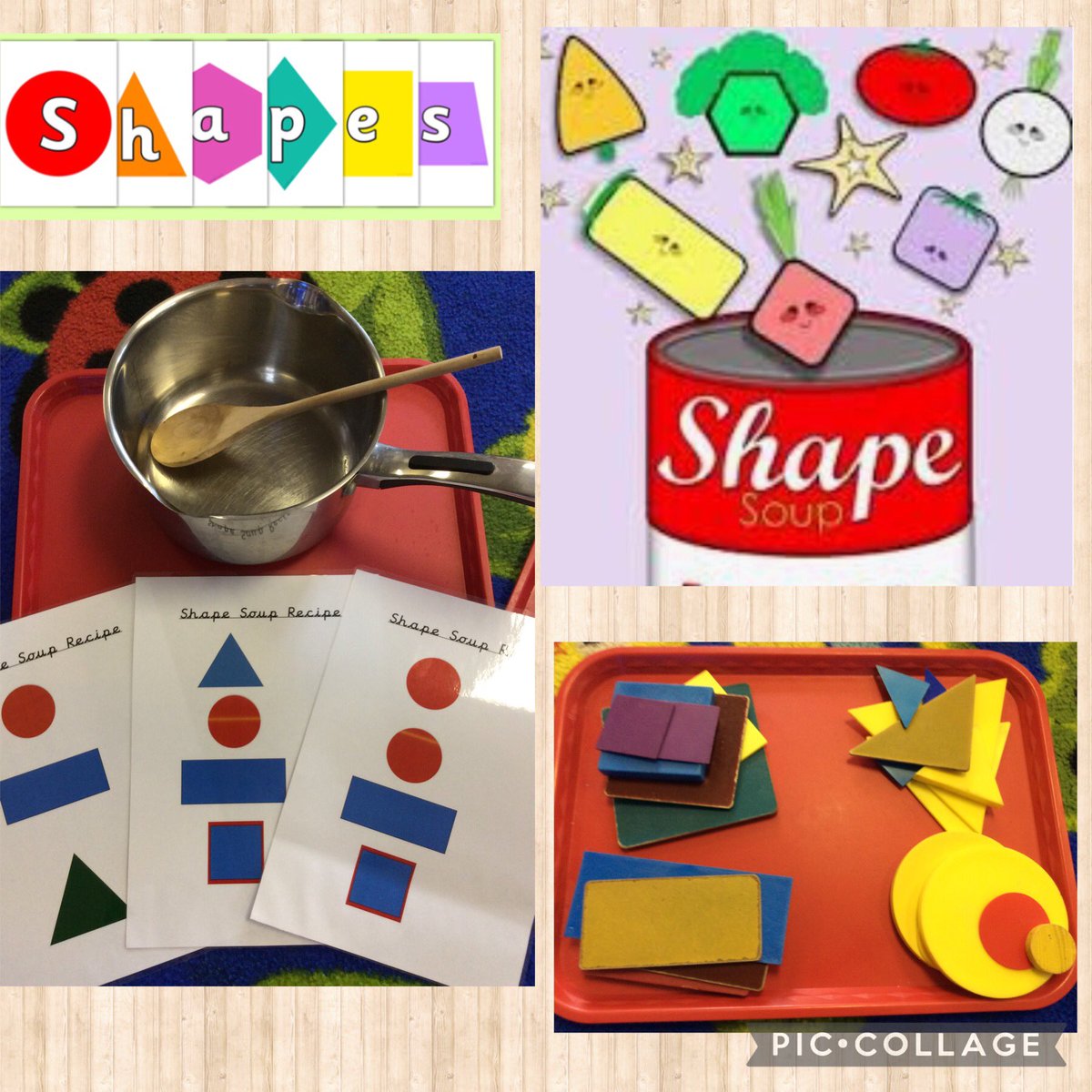 StGerardsWidnes's tweet photo. Nursery have been shape chefs today and had to follow the shape recipe to cards to make their tasty shape soup.They had to name the shape ingredients listed on the recipe card and add the shapes to the soup pot.π₯£#StGerardsEYFS #StGerardsMaths https://t.co/K4BQqF4z7O