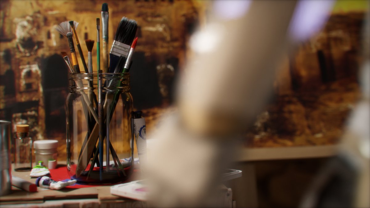 Wronzoff_'s tweet photo. Screenshots from "Painting the Astronaut" #OmniverseMachinima
#MadeInOmniverse https://t.co/vTZ5S9z3Rr