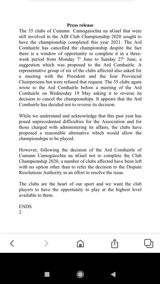 cormicaneoghan's tweet photo. 35 Camogie clubs will take their case to the DRA to have the outstanding fixtures from the 2020 club series played. https://t.co/f7wHJO5i9t