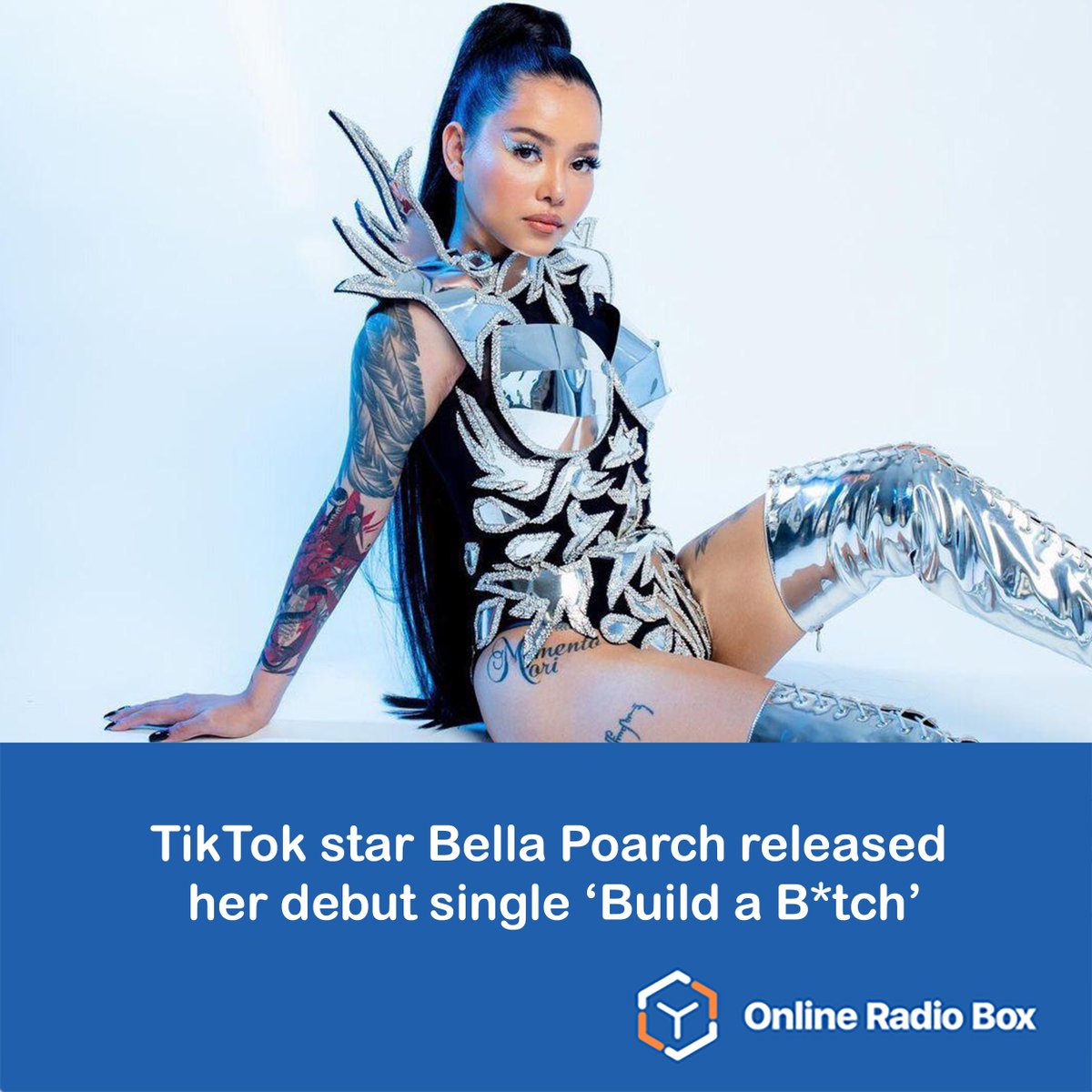 onlineradiobox's tweet photo. The 24-year-old #BellaPoarch is a #TikTok star, with more than 60 million subscribers. Also she took part in the filming of "Cirque" from Sub Urban. And now Bella released her own single #buildabtch: https://t.co/WbRQhZ7OLi

Listen the best new music hits at #onlineradiobox🎧 https://t.co/j5IWUuzlZc
