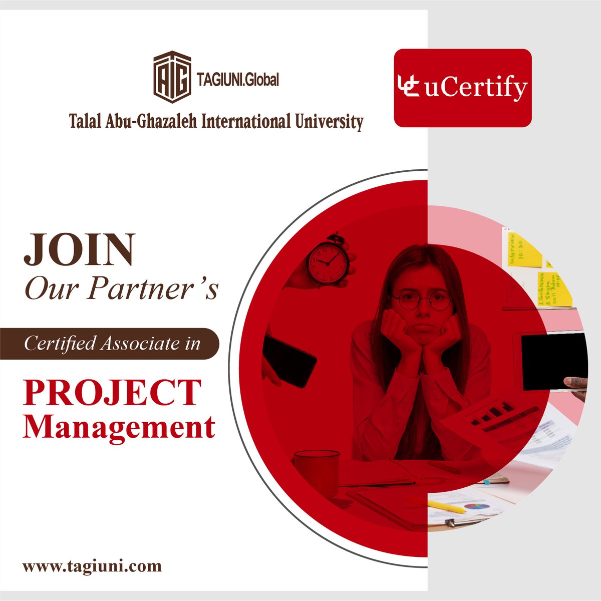 TAGGlobalUni's tweet photo. Are you a Project Management Professional?
Can’t decide when to start your CAMP courses?
Don’t postpone your career development, we offer your our partners PMP courses wherever you are!
You can contact us on:
https://t.co/0DVG8R5oHL
info@taguci.edu.jo
06-5509222
0797227151 https://t.co/Bx6e9aGiPP