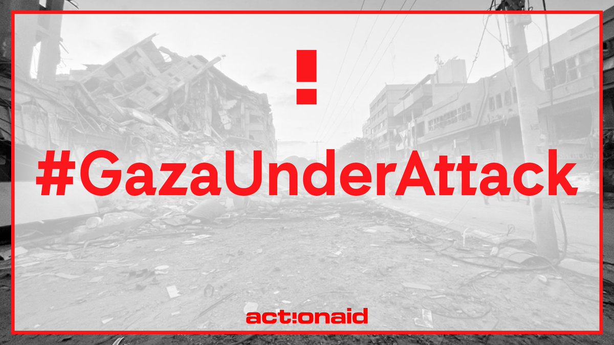 ActionAidHellas's tweet photo. 📢Καλούμε σε άμεση κατάπαυση πυρός εναντίον των πολιτών και την ασφαλή και χωρίς εμπόδια πρόσβαση του ανθρωπιστικού και ιατρικού προσωπικού για την υποστήριξη όσων χρειάζονται βοήθεια. 
✊#SavePalestine #GazaUnderAttackk https://t.co/Sxlzn2OOUX