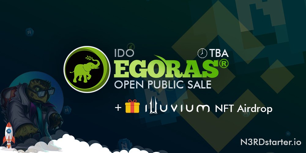 ‼️ EGORAS PUBLIC SALE POSTPONED ‼️

Due to market conditions, the Egoras team and launchpads agreed to delay the public sale, which was originally scheduled for today. New date in 48 hours.

Full announcement here:
🗣t.me/nerdannounceme…