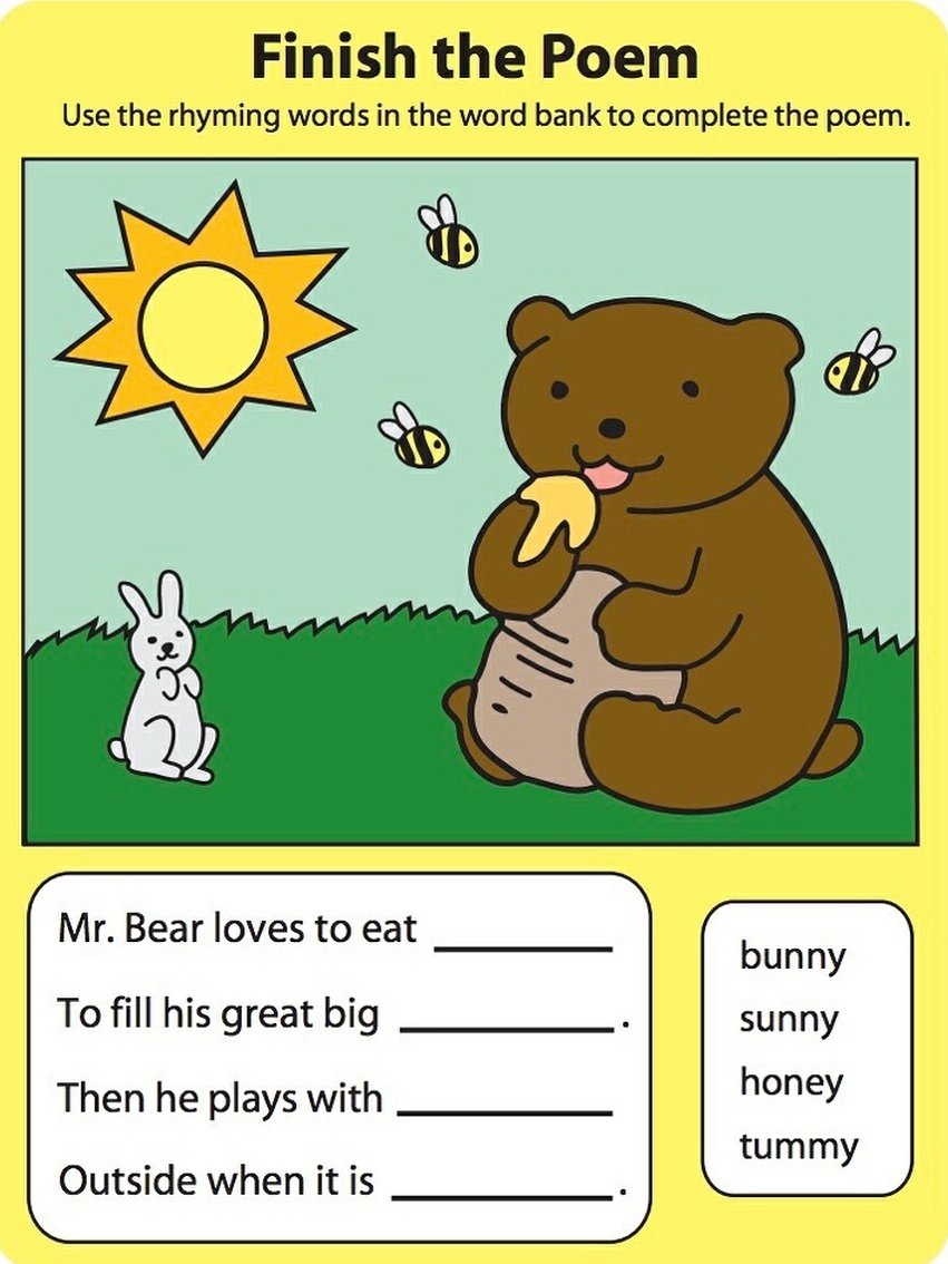 Complete the poems. Finish the Rhyme. Complete the Rhyme задания. Rhymes for Kids. Rhyming poems.
