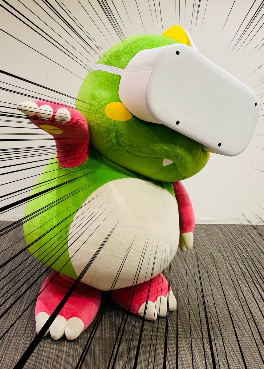 bubblun_jp's tweet photo. バブルン「ぱよんぱー❗
明日はついに『パズルボブルVR バケーション・オデッセイ』が発売だよ✨
とっても楽しみ🥳
ボクも準備万端😤」
https://t.co/aQMu2LhSJr
#PBVR #パズルボブル #Oculus https://t.co/F69O0M5LL5