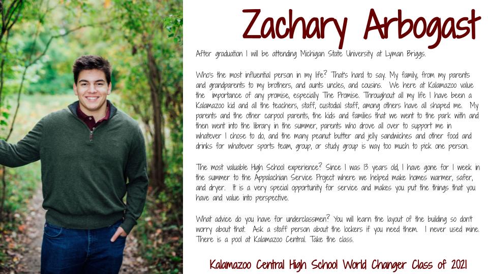 Congratulations World Changers!