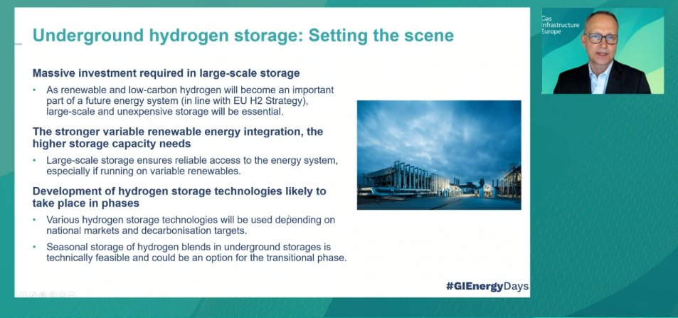 uniper_energy's tweet photo. Towards #ClimateNeutrality! 
Dr. Axel Wietfeld, #Uniper Hydrogen CEO &amp; #GSE president, takes part in the #GIEnergyDays. At this event, the last #EnergyNews &amp; energy infrastructure innovations will be discussed to deliver #EUGreenDeal’s goals. https://t.co/ub2RCLVdp1