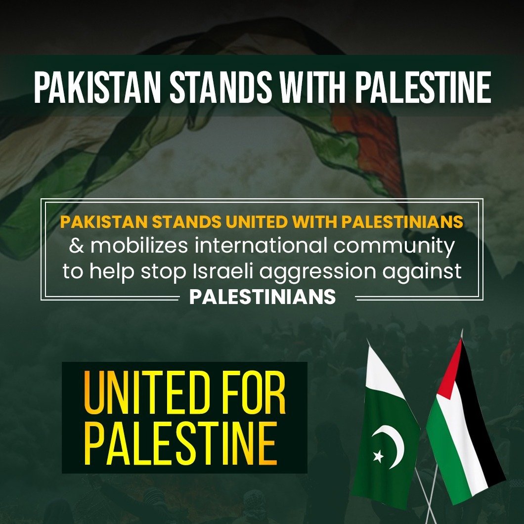 PTIofficial's tweet photo. The whole Pakistani nation stands #UnitedForPalestine https://t.co/L52FD7KFVF