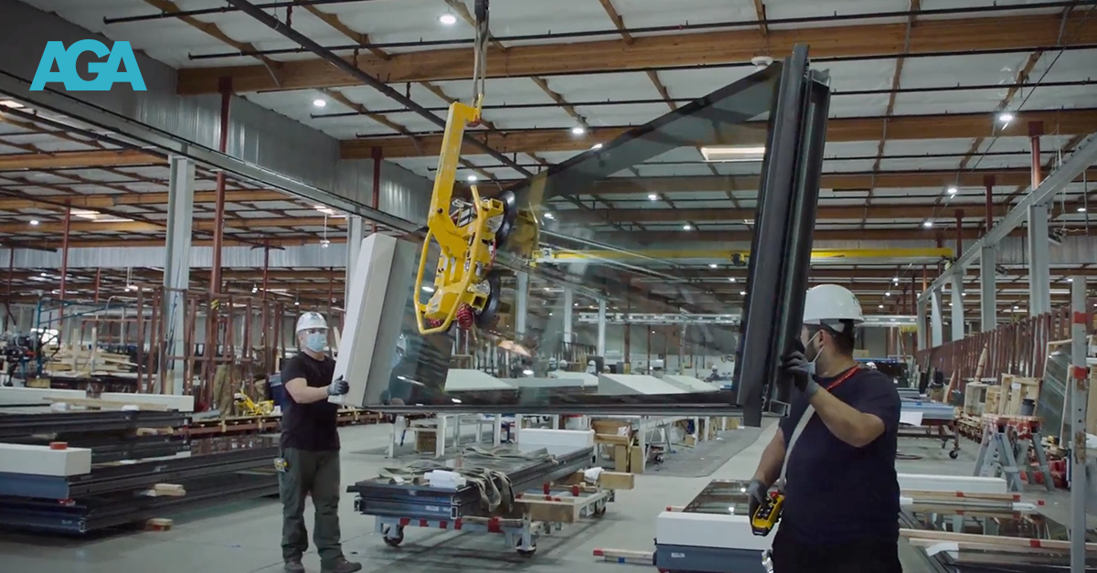 AGAengineered's tweet photo. Shout out to our Union manufacturing &amp; assembly shop crews. Safety, efficiency and alignment to a project’s specifications are top priority &amp; ensured through a formal quality control process in our shop. #YourVisionEngineered #TakingOwnership #EfficiencyDriven #ArchitecturalGlass https://t.co/amn8y3sCnR