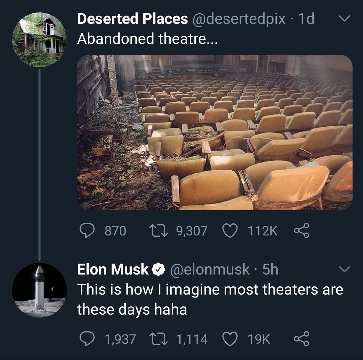 OldDeadEyeFilm's tweet photo. @CEOAdam You need to combat this kind of negative press with more pictures of your cinemas and people enjoying them. As a shareholder I think hiring some photographers to show your cinemas safe with clean comfortable environments and people enjoying that experience would be good about now https://t.co/f5cCg7Lnv6