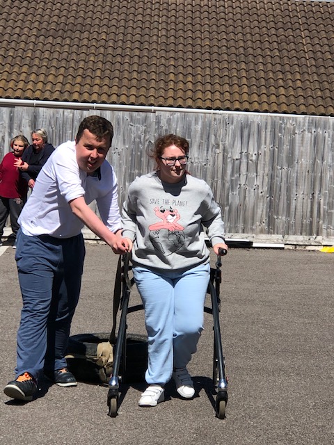 BevanCollege's tweet photo. What a wonderful afternoon we had yesterday taking part in @BClearnerexp Wellbeing Festival with @ForcesFitness. The concentration and smiling faces say it all we think.  What a fantastic way to keep fit and work as a team #Beallyoucanbe @BridgendCollege https://t.co/sW1b1x6cr2