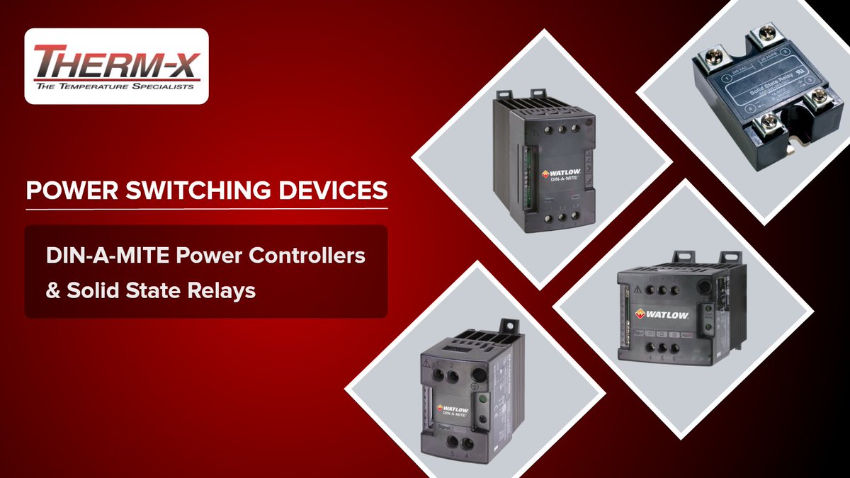 Power dissipation rate of our switching devices is amazingly low, and they are rated based on the current and voltage.
We manufacture best power switching devices including DIN-A-MITE power controllers and solid state relays.
bit.ly/3b0lfx3
#SwitchingDevices #Therm-x